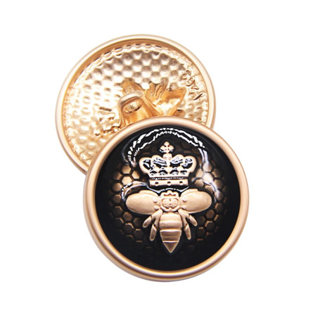 Bottoni Ape "Maestà Reale" 23mm - Set da 10 - Stile Lusso