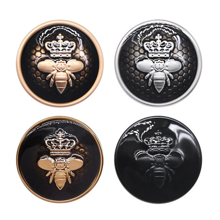 Bottoni Ape "Maestà Reale" 23mm - Set da 10 - Stile Lusso