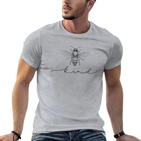 T-shirt Uomo Ape Bee Kind | Maglietta con Messaggio Positivo