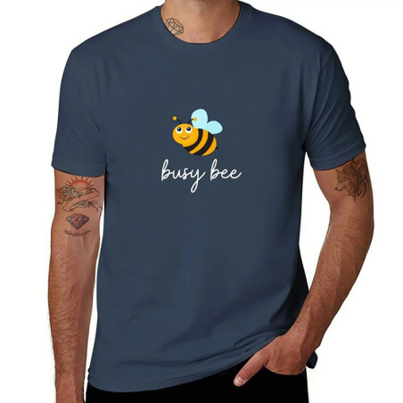 T-shirt Ape "Busy Bee" – Design Vintage – 8 colori – Taglie S-6XL