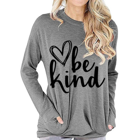 Felpa Donna con Ape 'Bee Kind' | Idea Regalo Unica e Carina