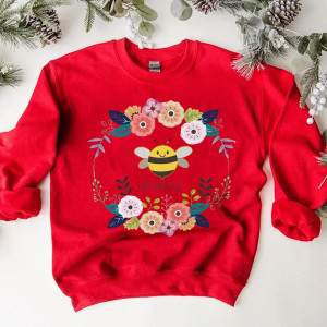 Felpa Ape Donna | Hoodie Bee Kind Romantica | Idea Regalo