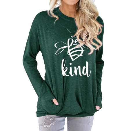 Felpa Ape Donna "BEE KIND" – Comfort e Stile Casual