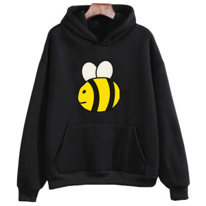 Felpa con Cappuccio Ape "Buzz Minimalista" – Morbida e alla Moda