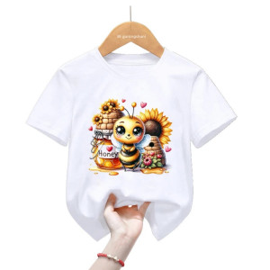 Maglietta Ape Bambini "Tesoro Mieloso" | 1001abeilles.com