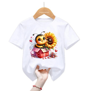 Maglietta Ape "Scatola di Sole" – Carina e Comoda | 1001abeilles