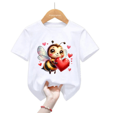 Maglietta Ape "Cuore Volante" per Bambini – Carina e Comoda