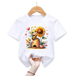 Maglietta Ape "Sole d'Amore" – Comoda e Carina | 1001abeilles.com