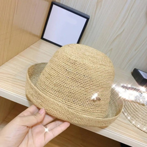 Cappello di Rafia con Ape - Stile Estivo Unico | 1001abeilles.com