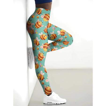 Leggings Donna "Api Felici" | Motivi Carini e Comfort Unico