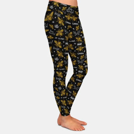 Leggings "Bee Queen" – Stile, Comfort e Passione per le Api