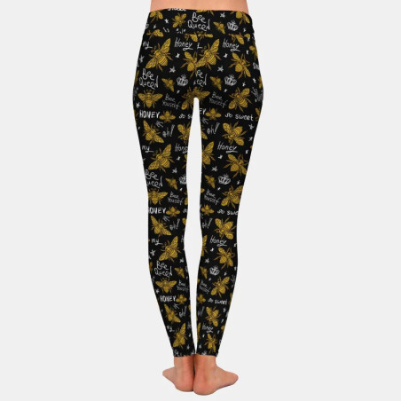 Leggings "Bee Queen" – Stile, Comfort e Passione per le Api