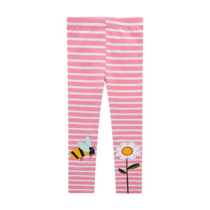 Leggings Rosa Ape per Bambina – Comfort ed Eleganza