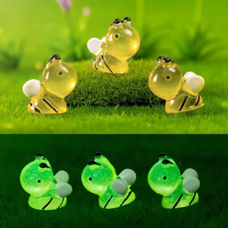 Mini Api Fluorescenti in Resina | Set da 20 – Decorazione Fai da Te