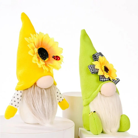 Gnomo Ape "Guardiano dei Girasoli" | Decorazione Unica