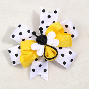 Fermaglio Ape con Fiocco a Pois | Idea Regalo Originale Donna