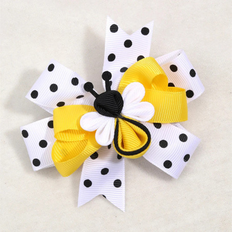 Fermaglio Ape con Fiocco a Pois | Idea Regalo Originale Donna