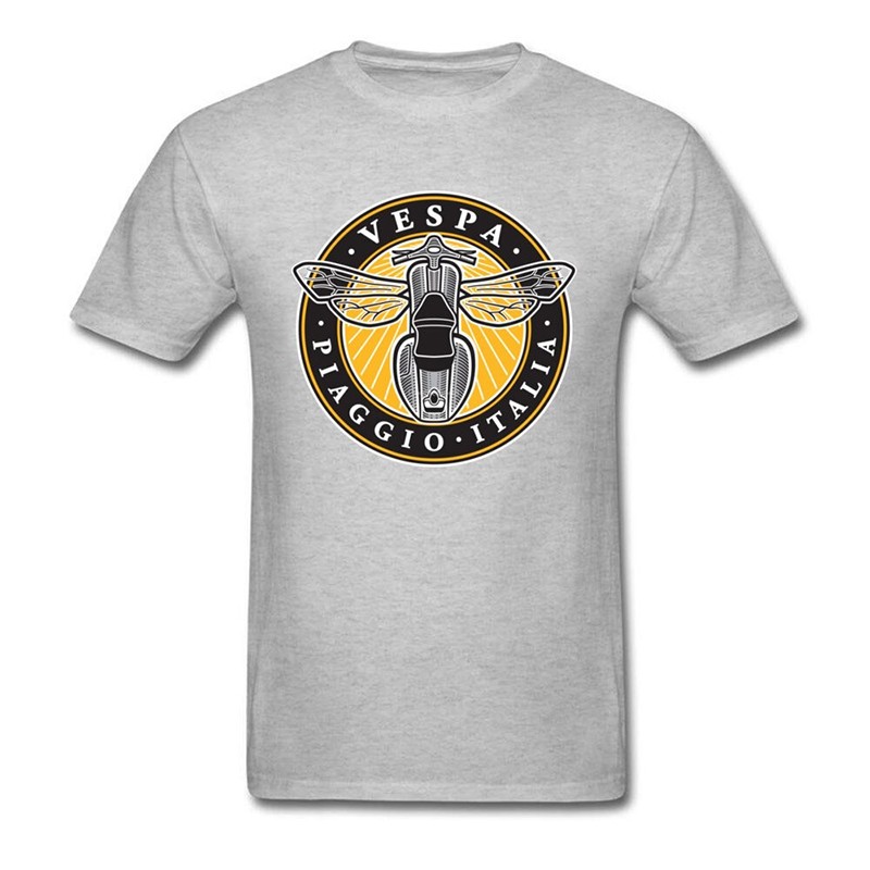 Tshirt Vespa homme vintage Gris
