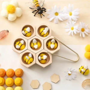 Gioco Montessori Ape in Legno - Motricità Fine e Coordinazione