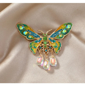 Spilla Grande a Farfalla Elegante - Idea Regalo Donna Unica