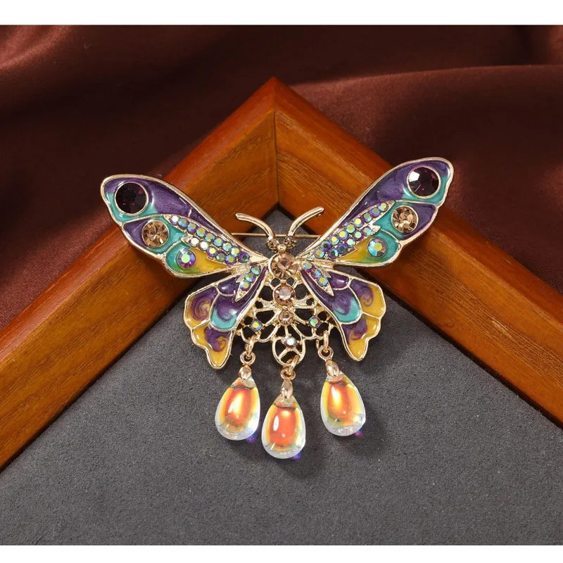 Spilla Grande a Farfalla Elegante - Idea Regalo Donna Unica