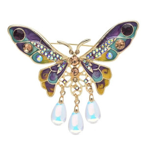 Spilla Grande a Farfalla Elegante - Idea Regalo Donna Unica