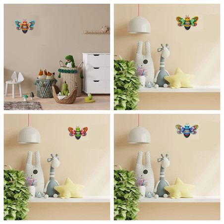 Farfalla Decorativa 3D in Metallo Dipinta a Mano | Idea Regalo