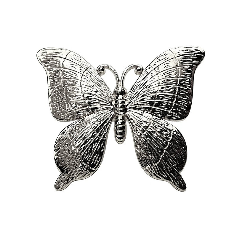 Portatovaglioli Farfalla Oro & Argento | Set da 6 Eleganti