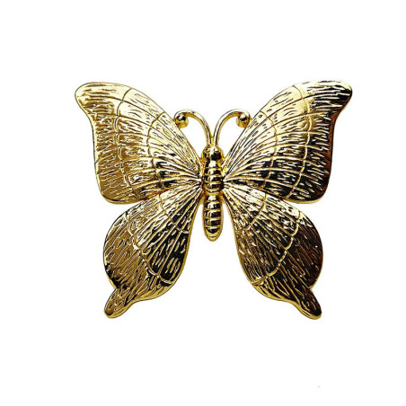 Portatovaglioli Farfalla Oro & Argento | Set da 6 Eleganti