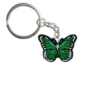 Portachiavi Farfalla in PVC Colorato - Idea Regalo per Zaino 🦋
