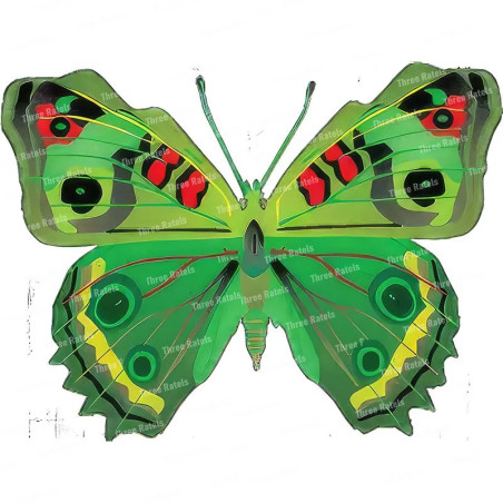 Adesivo Farfalla Multicolore in PVC - Decorazione Vivace e Durevole