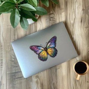 Adesivo Farfalla in Vinile Colorato | Idea Regalo Originale