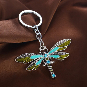 Portachiavi Libellula Colorata in Acrilico | Idea Regalo Originale