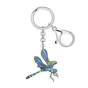 Portachiavi Libellula in Lega Smaltata - 6 Colori | 1001Abeilles