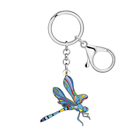 Portachiavi Libellula in Lega Smaltata - 6 Colori | 1001Abeilles