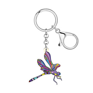 Portachiavi Libellula in Lega Smaltata - 6 Colori | 1001Abeilles