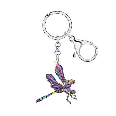 Portachiavi Libellula in Lega Smaltata - 6 Colori | 1001Abeilles