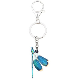 Portachiavi Libellula Blu | Idea Regalo Originale | 1001 Abeilles