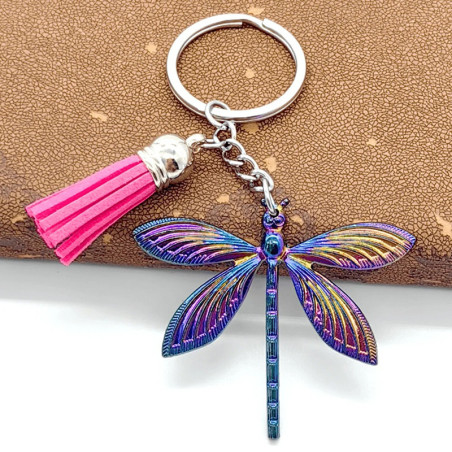Portachiavi Libellula Colorato Acrilico | 6 Colori | 1001 Abeilles