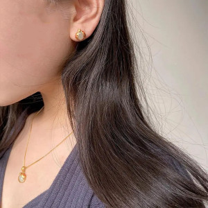 Collana Ciondolo Coccinella Placcato Oro 24K | Idea Regalo Donna