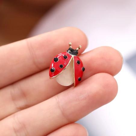 Spilla Coccinella in Smalto | Idea Regalo Donna | 1001ABEILLES