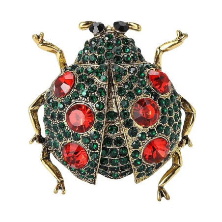 Spilla Coccinella Scintillante | Gioiello Unico Idea Regalo