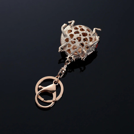 Portachiavi Coccinella con Zirconi | Idea Regalo Donna Unica