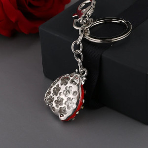 Portachiavi Coccinella con Strass | Idea Regalo Donna Originale