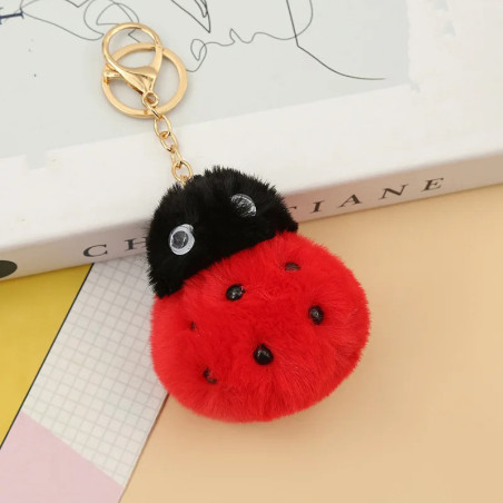 Portachiavi Coccinella Peluche Grande | Idea Regalo Originale