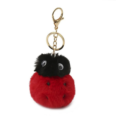 Portachiavi Coccinella Peluche Grande | Idea Regalo Originale
