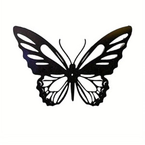 Adesivo Farfalla Ali Bianco e Nero in Vinile | 1001ABEILLES