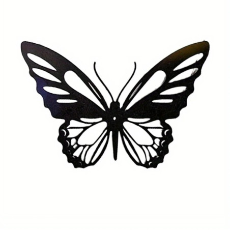 Adesivo Farfalla Ali Bianco e Nero in Vinile | 1001ABEILLES