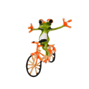 Spilla Rana Ciclista | Idea Regalo Originale e Divertente