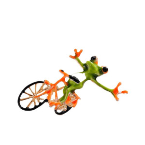 Spilla Rana Ciclista | Idea Regalo Originale e Divertente